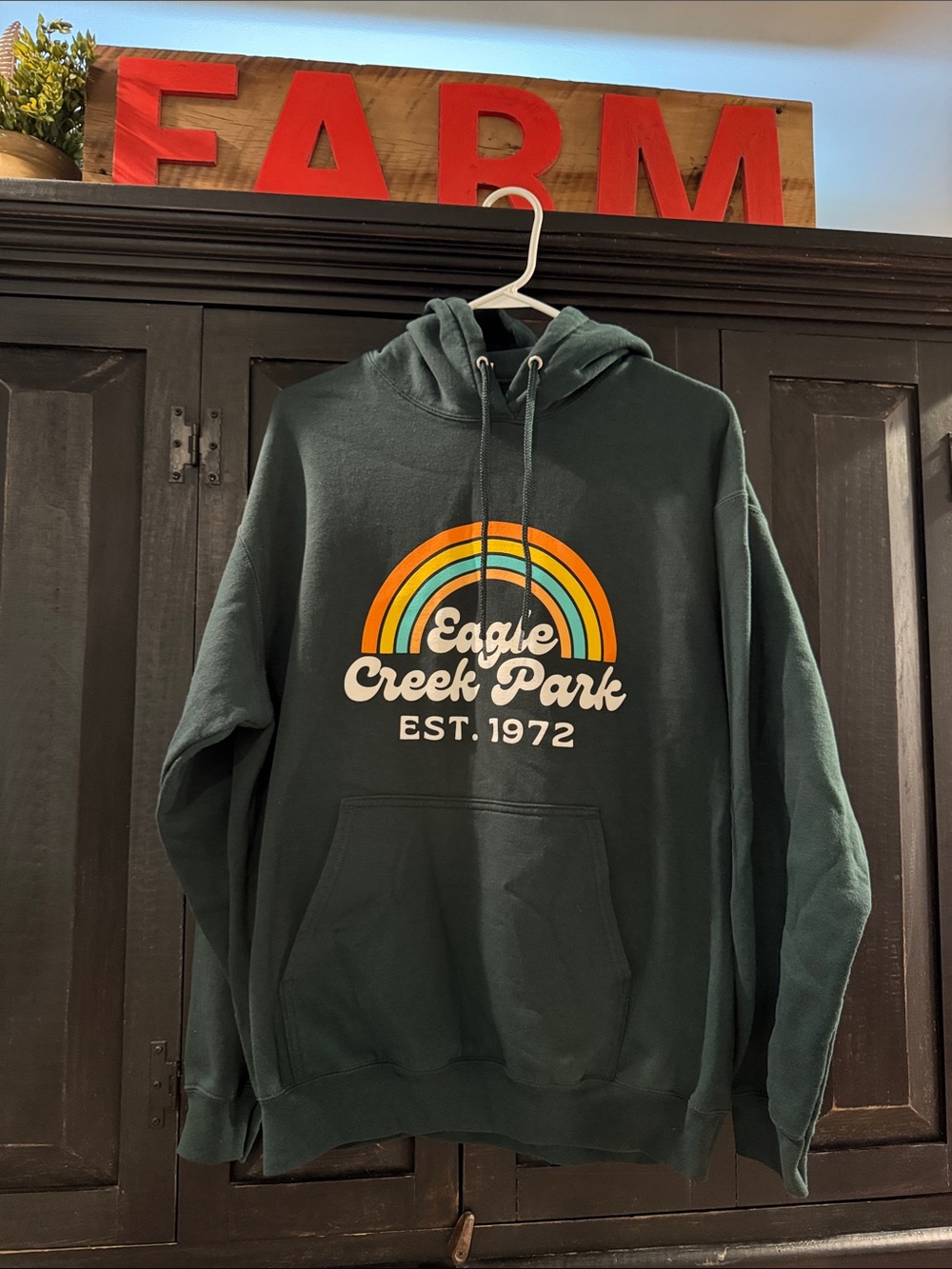 Eagle Creek Park Forest Green Hoodie Sweatshirt